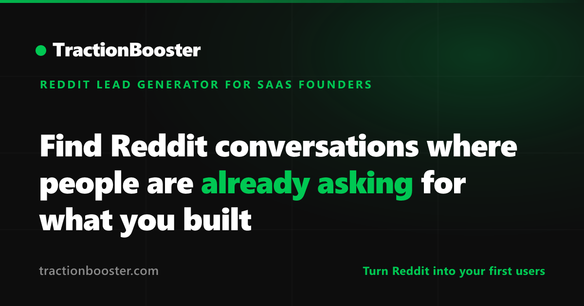 The simplest thing that got me users. posting more!